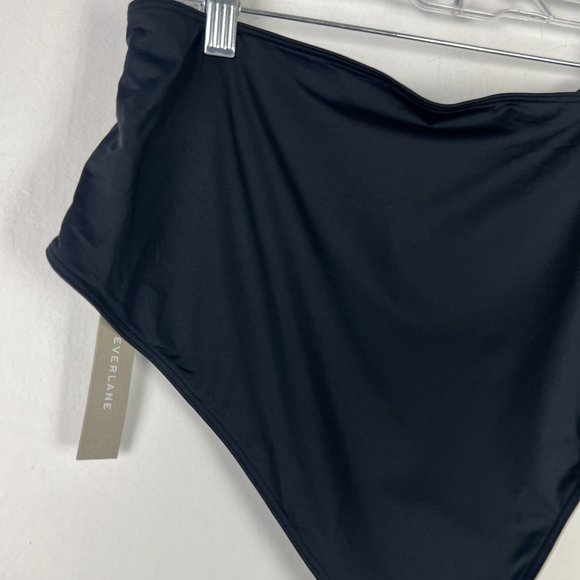 NWT Everlane The High-Rise Hipster Bottom Black Size Large L NEW - Picture 7 of 10